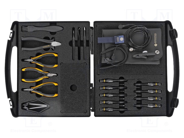 Kit: general purpose; Pcs: 23; ESD; bag