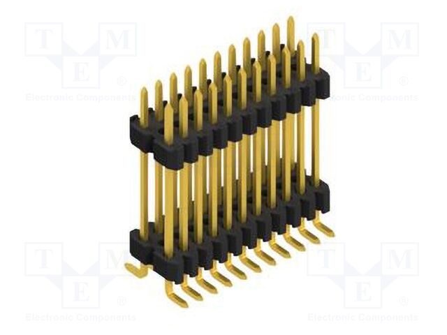 Connector: pin strips; pin header; male; PIN: 22; 1.27mm; SMT; 2x11