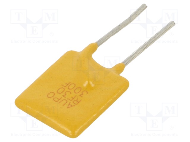 Fuse: PTC polymer; 3A; RF30