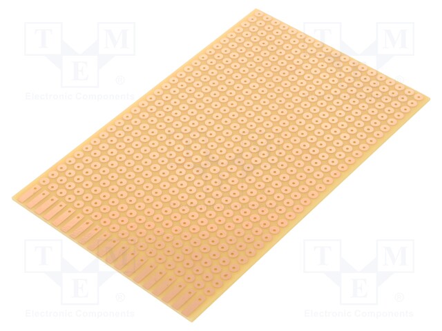 Board: universal; single sided,prototyping; W: 100mm; L: 160mm