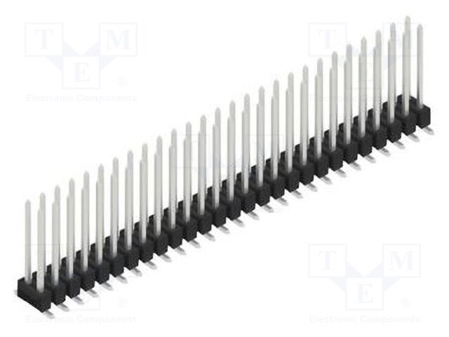 Connector: pin strips; pin header; male; PIN: 54; 2.54mm; SMT; 2x27