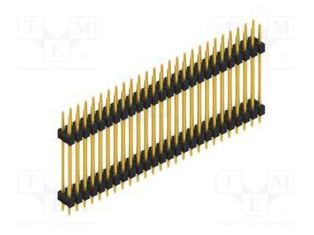 Connector: pin strips; pin header; male; PIN: 52; 2.54mm; THT; 2x26