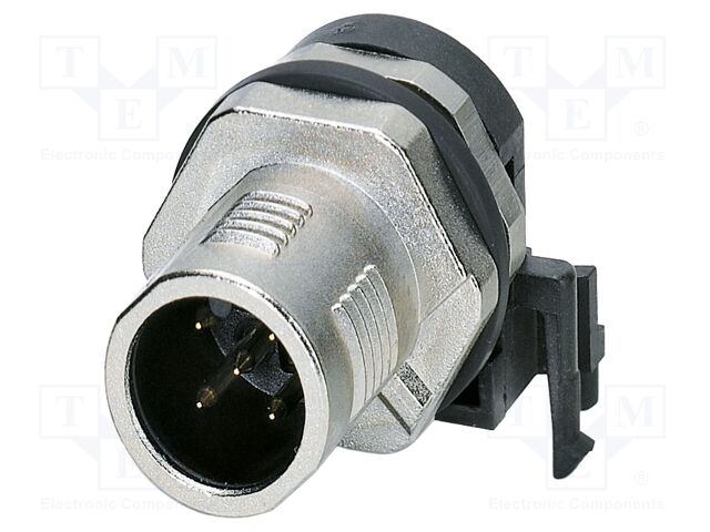 Connector: M12; socket; PIN: 5; male; 60V; angled; IP67; THR; A code