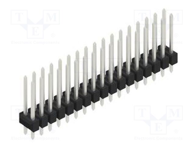 Connector: pin strips; pin header; male; PIN: 34; 2.54mm; THT; 2x17