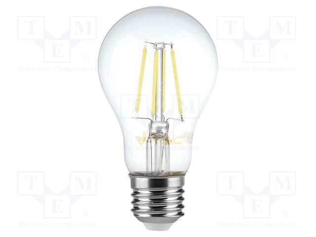 LED lamp; white warm; E27; 220÷240VAC; 1055lm; P: 10W; 300°; 3000K