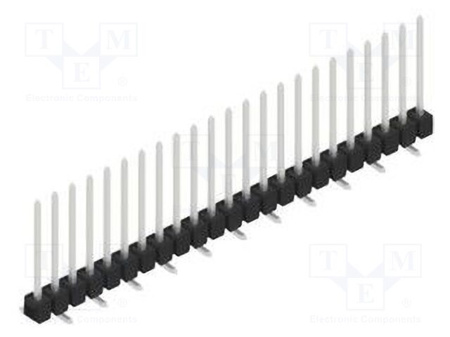 Connector: pin strips; pin header; male; PIN: 23; 2.54mm; SMT; 1x23