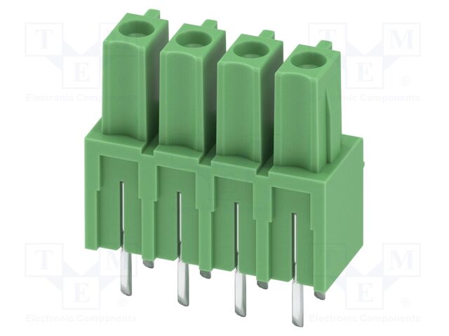 PCB headers, nominal cross section: 1.5 mm?, color: green, n