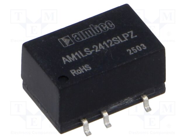 Converter: DC/DC; 1W; Uin: 21.6÷26.4V; Uout: 12VDC; Iout: 84mA; SMD