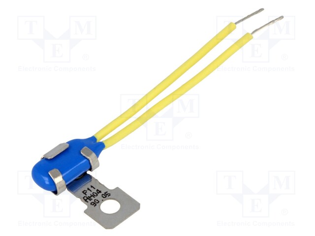 Sensor: thermostat; Output conf: NC; Topen: 95°C; Tclos: 80°C; 2.5A