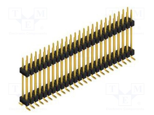 Connector: pin strips; pin header; male; PIN: 50; 2.54mm; SMT; 2x25