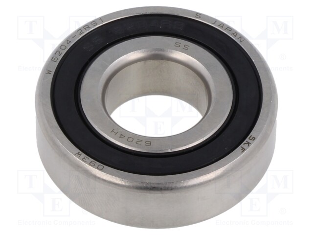 Bearing: single row deep groove ball; Øint: 20mm; Øout: 47mm