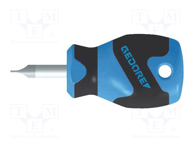 Screwdriver: standard; slot; 6.5x1.2mm; short; Blade length: 25mm