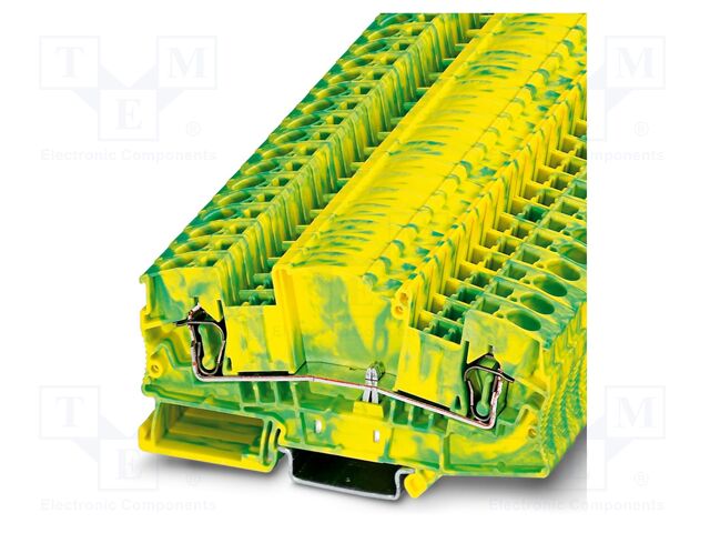 Splice terminal: rail; spring clamp; PA; 0.2÷10mm2; terminals: 2