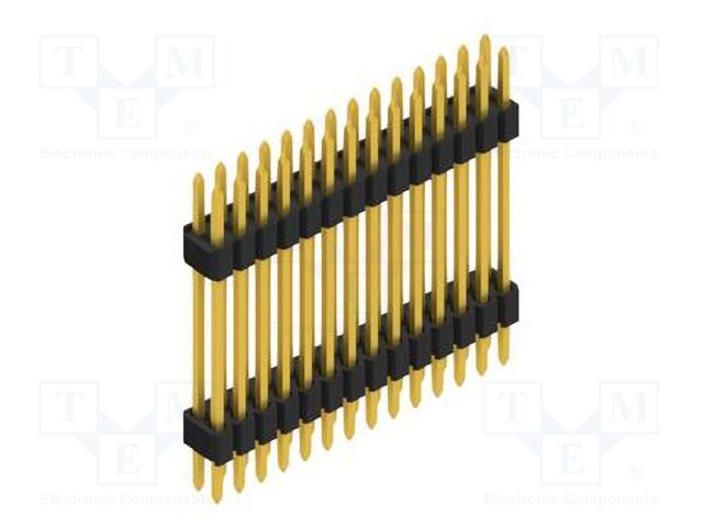 Connector: pin strips; pin header; male; PIN: 28; 1.27mm; THT; 2x14