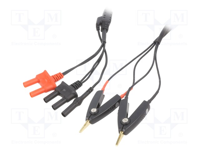 Test lead; banana plug,banana plug double,Kelvin vice