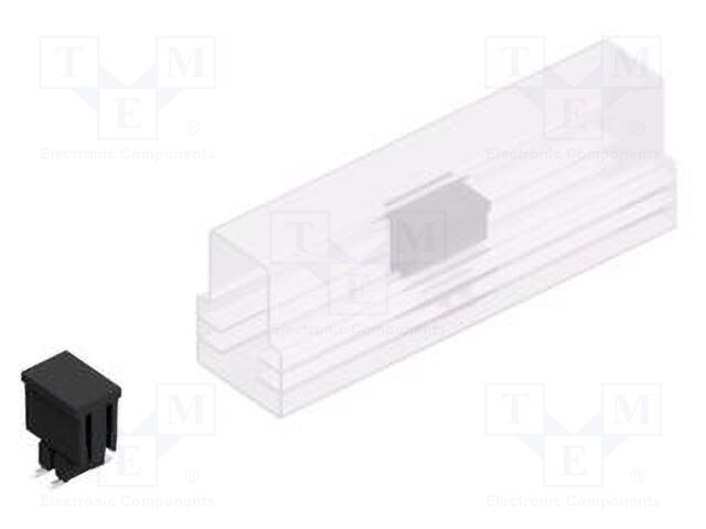 Connector: pin strips; pin header; male; PIN: 4; 2.54mm; SMT; 2x2
