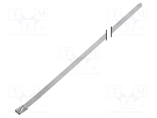 Cable tie; L: 1000mm; W: 7.9mm; acid resistant steel; 1112N