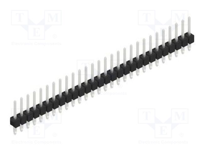 Connector: pin strips; pin header; male; PIN: 28; 2.54mm; THT; 1x28