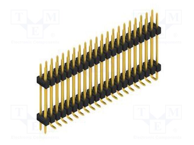 Connector: pin strips; pin header; male; PIN: 42; 2.54mm; SMT; 2x21