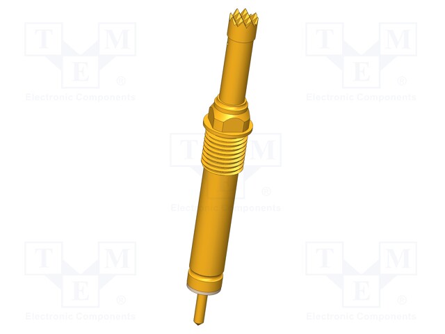 Test needle; Maksimum spring compression: 5mm; 3A; Contacts: CuBe