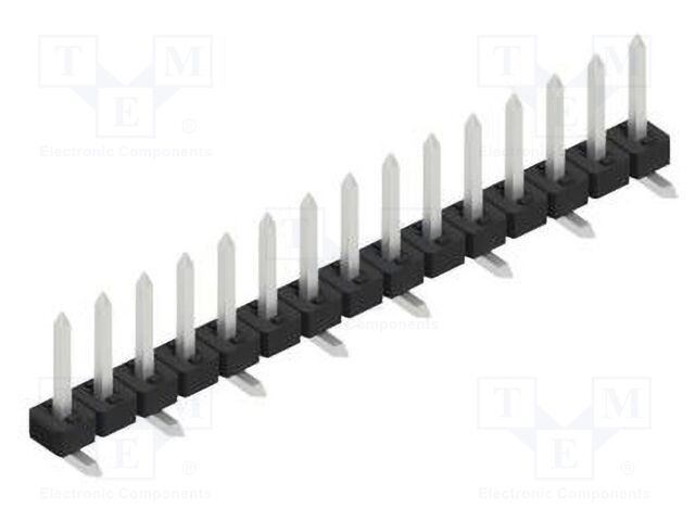 Connector: pin strips; pin header; male; PIN: 15; 2mm; SMT; 1x15