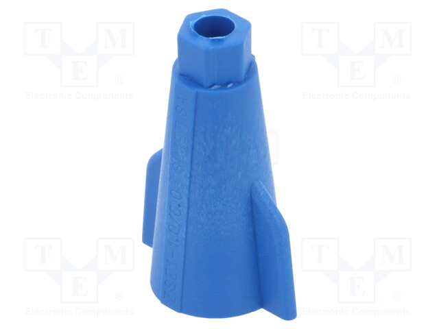 Close end; 1÷6mm2; 400V; 41A; screwed; blue; -25÷125°C