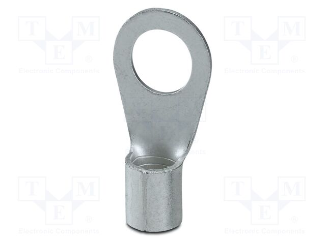 Non-insulated; Body: silver; Tip: ring
