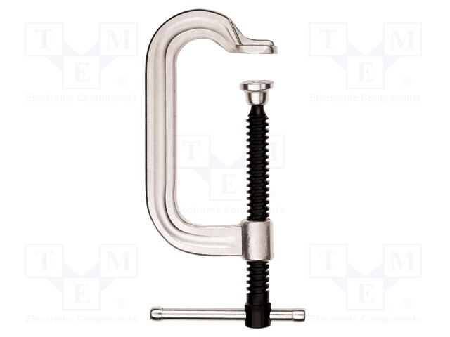 Universal clamp; steel; C; max.75mm; metalworks; 13kN