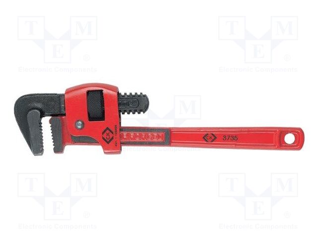 Wrench; adjustable; 600mm; for pipe gripping