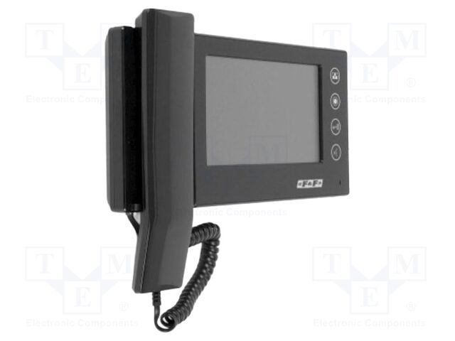 Video intercom; MK; wall mount; 14.5VDC; black; 7"; Touchpad: yes