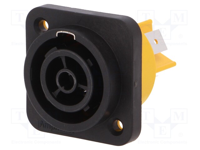 Socket; loudspeaker; female; PIN: 3; 16A; 250V; thermoplastic; IP65