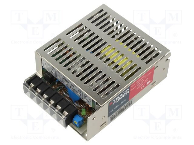 Power supply: switched-mode; modular; 35W; 12VDC; 99x82x35mm; 3A