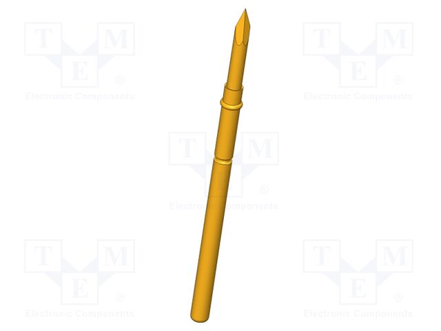 Test needle; Operational spring compression: 4mm; 5A; Ø: 2.3mm