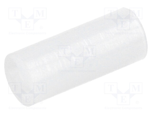 Spacer sleeve; LED; Øout: 5mm; ØLED: 5mm; L: 12mm; natural; UL94V-2
