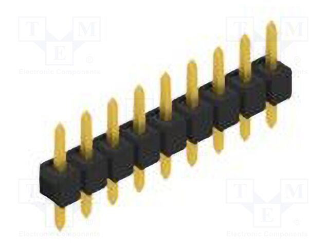 Connector: pin strips; pin header; male; PIN: 9; 2.54mm; THT; 1x9