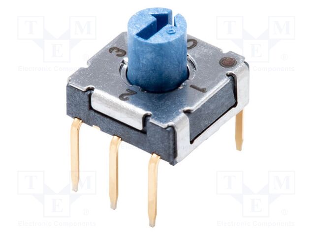 Encoding switch; DEC/BCD; Pos: 4; THT; Rcont max: 100mΩ; Mat: LCP