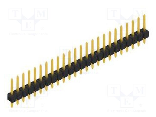 Connector: pin strips; pin header; male; PIN: 24; 2.54mm; THT; 1x24