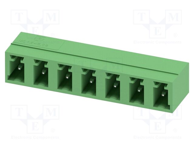 PCB headers, nominal cross section: 1.5 mm?, color: green, n