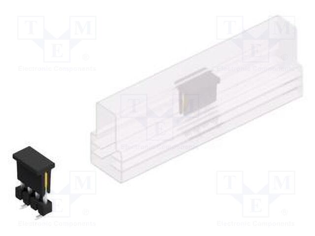 Connector: pin strips; pin header; male; PIN: 4; 2.54mm; SMT; 1x4