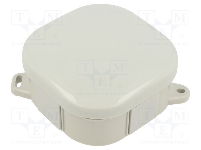 Enclosure: junction box; X: 92mm; Y: 92mm; Z: 44mm; IP54; grey