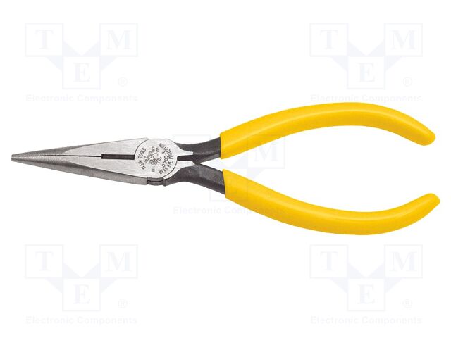 Pliers; side,cutting,half-rounded nose; 170mm