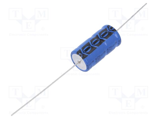 Electrolytic Capacitor, 470 µF, 63 V, 138 AML Series, ± 20%, Axial Leaded, 5000 hours @ 105°C