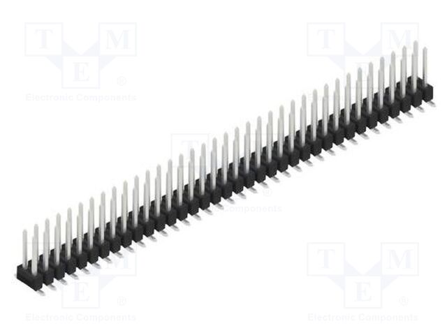Connector: pin strips; pin header; male; PIN: 72; 2.54mm; SMT; 2x36