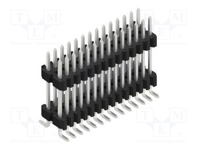 Connector: pin strips; pin header; male; PIN: 28; 1.27mm; SMT; 2x14