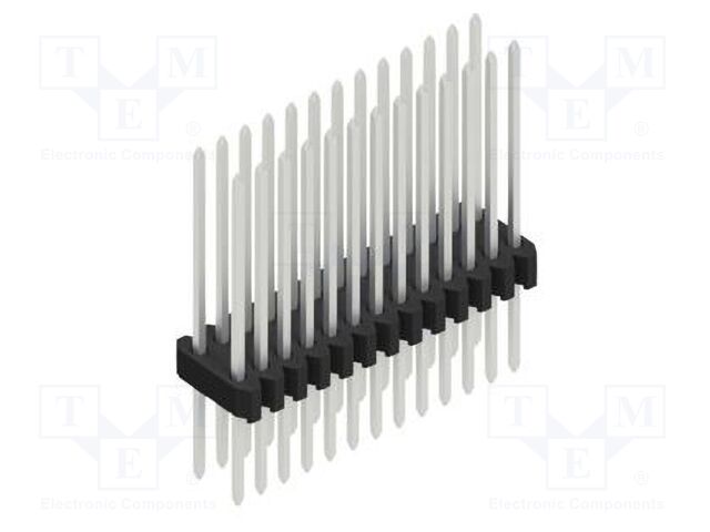 Connector: pin strips; pin header; male; PIN: 26; 1.27mm; THT; 2x13