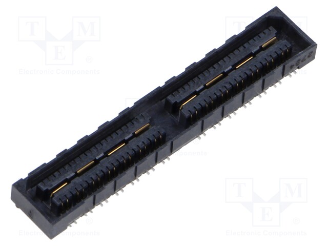 Connector: PCB to PCB; female; PIN: 56; 0.8mm; QSE; gold-plated; SMT