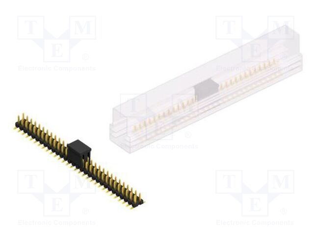 Connector: pin strips; pin header; male; PIN: 60; 2.54mm; SMT; 2x30