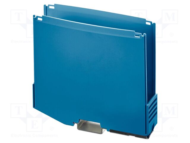 Enclosure base; with terminals; blue; UL94V-0; ICS25; X: 108.35mm