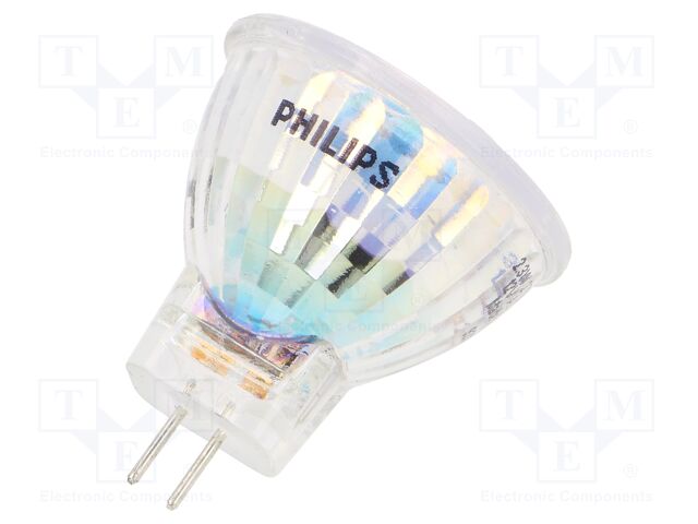 LED lamp; warm white; GU4; 230VAC; 184lm; 2.3W; 36°; 2700K