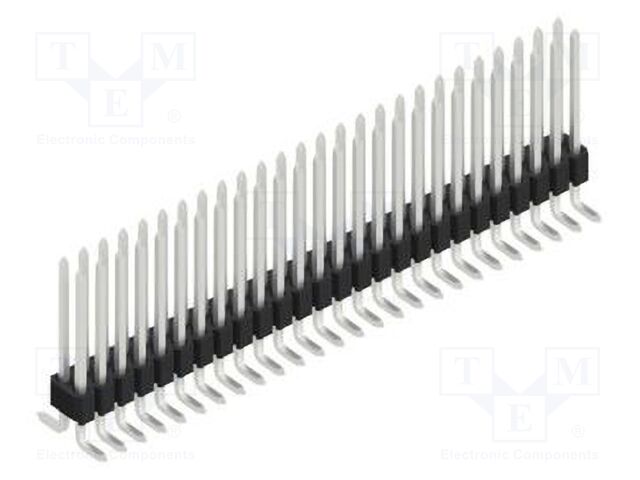 Connector: pin strips; pin header; male; PIN: 52; 1.27mm; SMT; 2x26